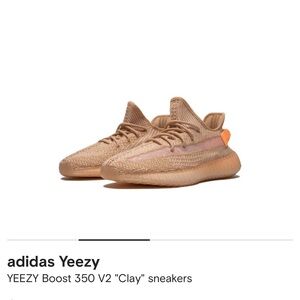 Yeezy 350 V2 clay Sz10 mens